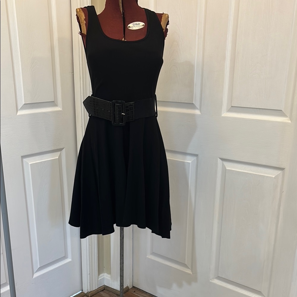 Perfect Little Black Dress with Belt